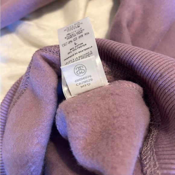 NWOT Stussy Purple Men's Sweatshirt - Picture 5 of 7